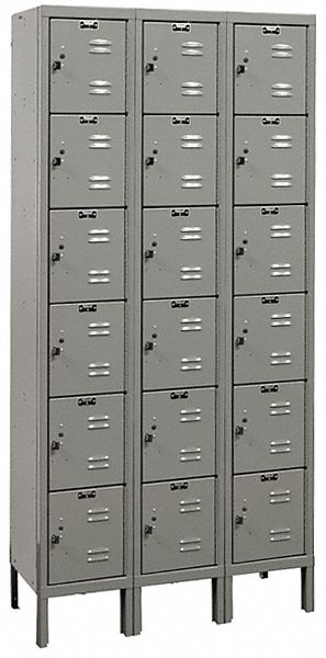 E1560 Lckr 6x3Lckr DrkGray 78 x36 x15 UnAssm
