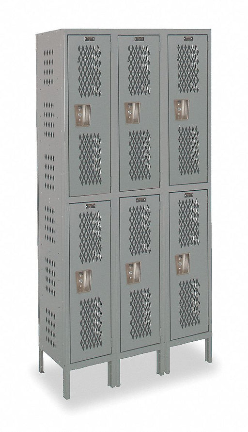 Lckr 2x3Lckr Drk Gry 78 x36 x18 Assm
