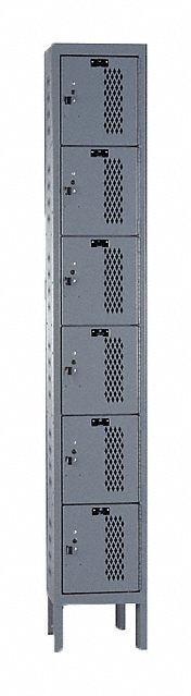 Lckr 6x1Lckr DrkGray 78 x12 x18 UnAssm