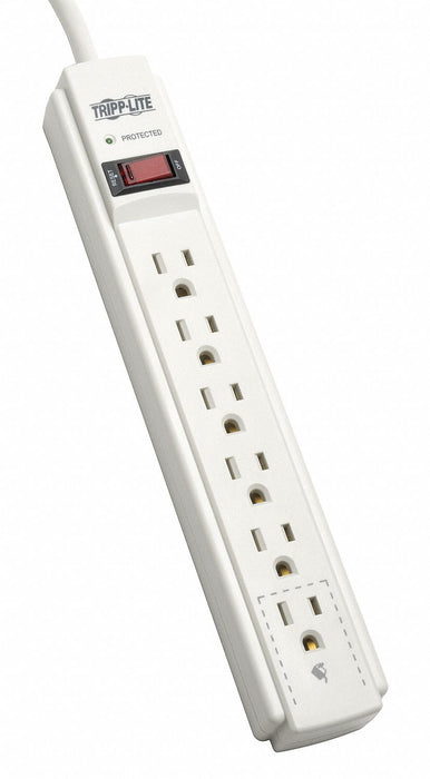 Surge Protector Strip 6 Outlet Gry