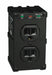 Iso Surge Plug Adapter Blk 5-15P 1800W