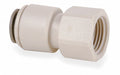 Strt Acetal Push-Fit1/4 NPTF7/16 PK10