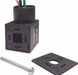 Solenoid Coil Connector 3 Pin 30 mm