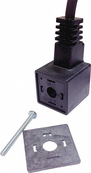 Solenoid Coil Connector 3 Pin 30 mm