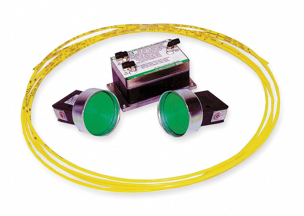 Manual Air Control Valve Button Green