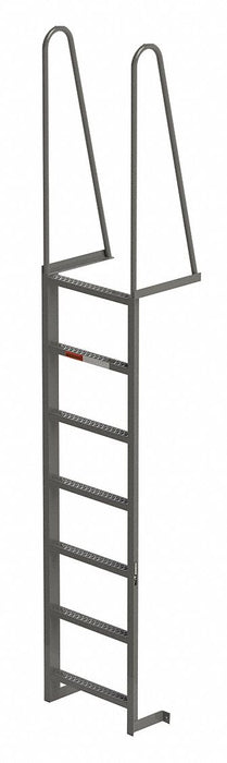 Walk-Thru Dock Ladder 7 Steps 120 In