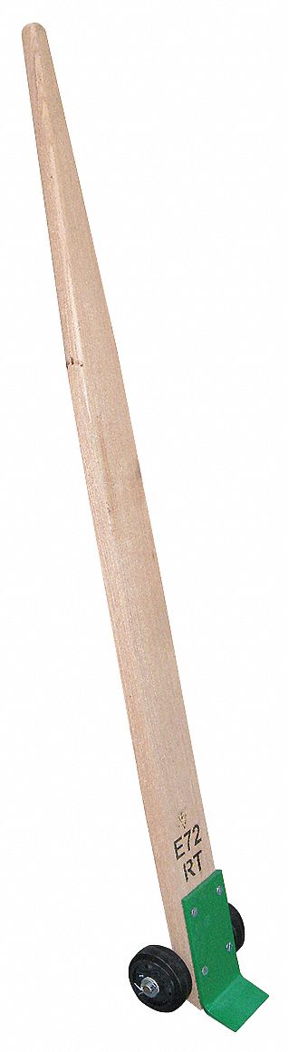 Pry Bar With Rubber Wheels 84 In