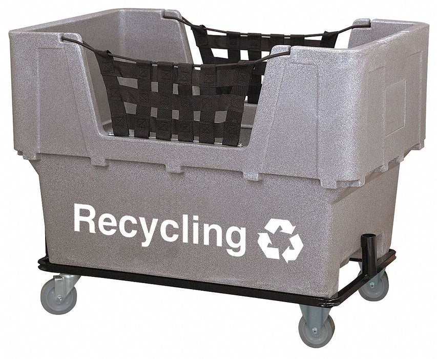 F0177 Cube Truck LLDPE Gray 23.0 cu ft.