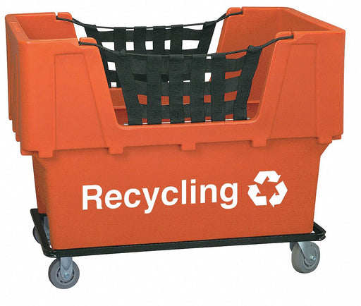 F0177 Cube Truck LLDPE Orange 23.0 cu ft.