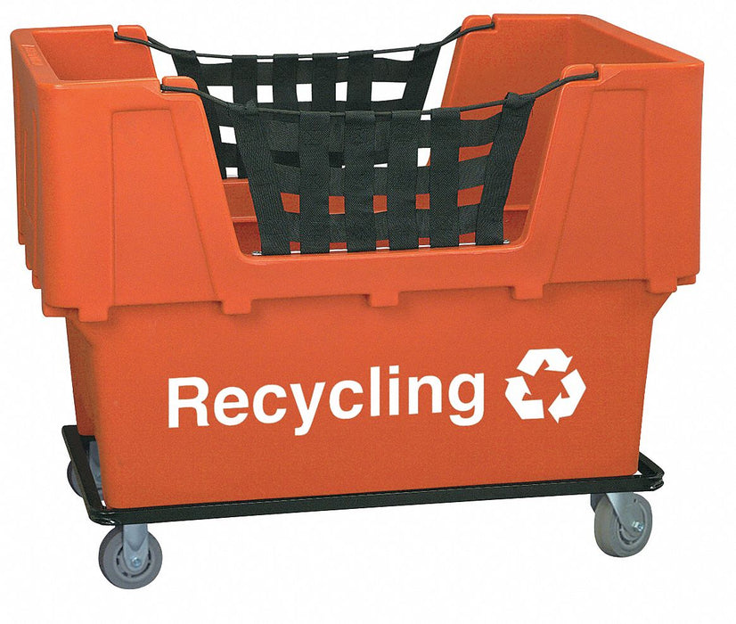 F0177 Cube Truck LLDPE Orange 23.0 cu ft.