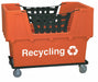 F0177 Cube Truck LLDPE Orange 23.0 cu ft.