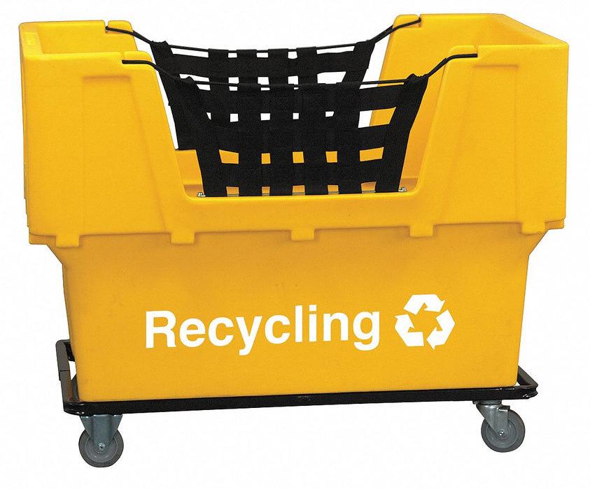 F0177 Cube Truck LLDPE Yellow 23.0 cu ft.