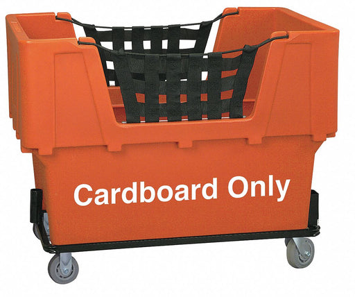 F0178 Cube Truck LLDPE Orange 23.0 cu ft.