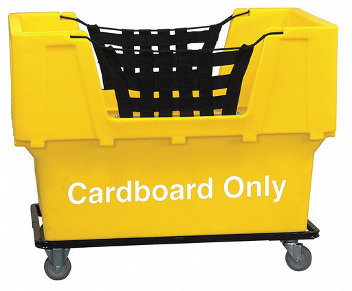 F0178 Cube Truck LLDPE Yellow 23.0 cu ft.