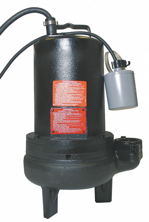 1-1/2 HP Sewage Ejector Pump 240VAC