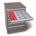 Mod Drwr Cab 41-1/2 H 10 Drwr Light Gray