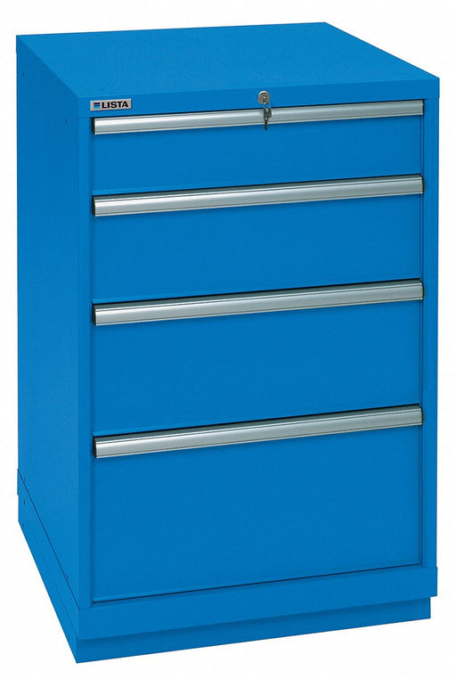 Mod Drwr Cab 41-1/2 H 4 Drwr Bright Blue