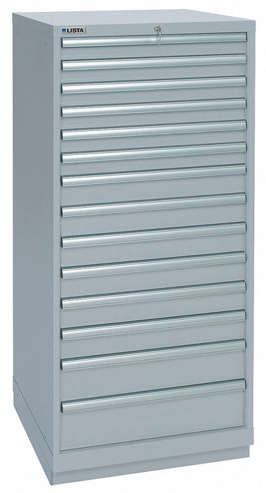 Mod Drwr Cab 59-1/2 H 14 Drwr Light Gray