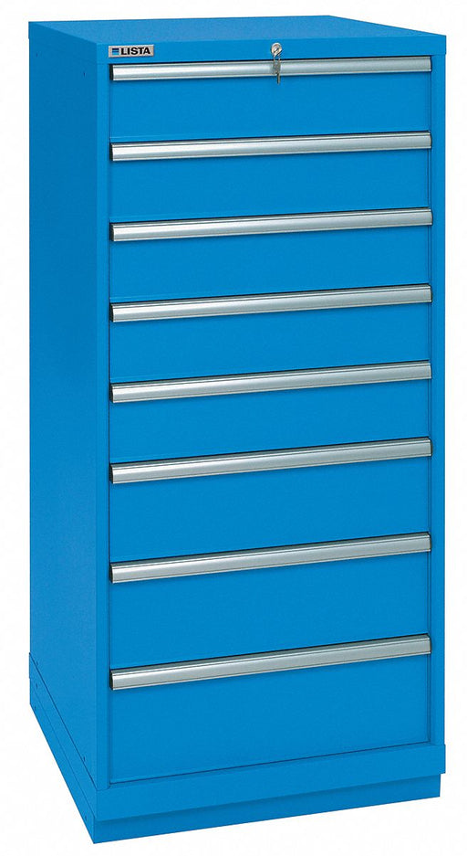 Mod Drwr Cab 59-1/2 H 8 Drwr Bright Blue