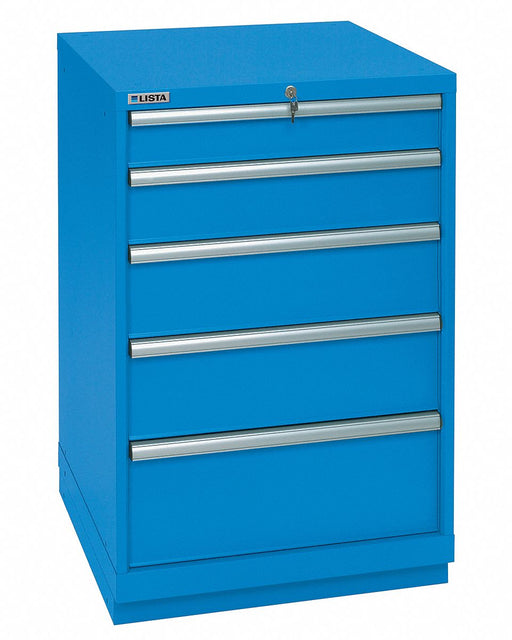 Mod Drwr Cab 41-1/2 H 5 Drwr Bright Blue
