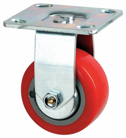 Plate Caster Rigid Polyurethane 5 5/8 H