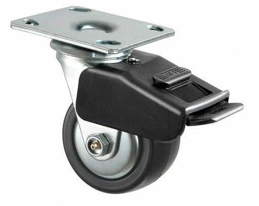 Plate Caster Swivel Polyolefin 5 5/8 H