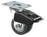 Plate Caster Swivel Polyolefin 5 5/8 H