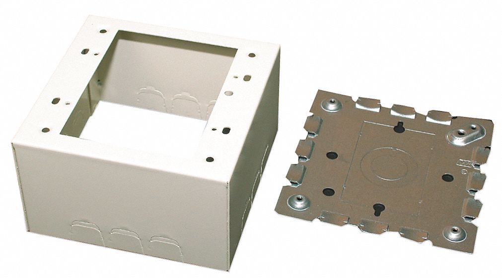 Extra Deep Device Box Ivory Steel Boxes