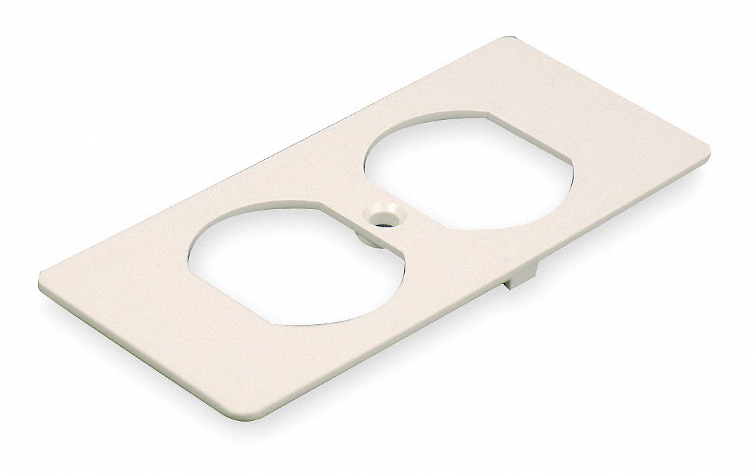 Duplex Receptacle Cover Ivory