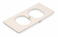 Duplex Receptacle Cover Ivory