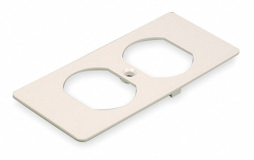 Duplex Receptacle Cover Ivory