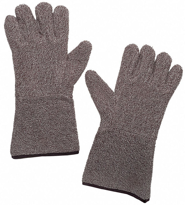 Heat-Resistant Gloves XL Brown/White PR