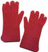 Heat Resist Gloves Red XL Terry Cloth PR