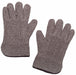 Heat-Resistant Mittens XL Brown/White PR
