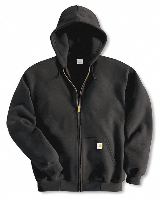 Hooded Sweatshirt Black Cotton/PET XL