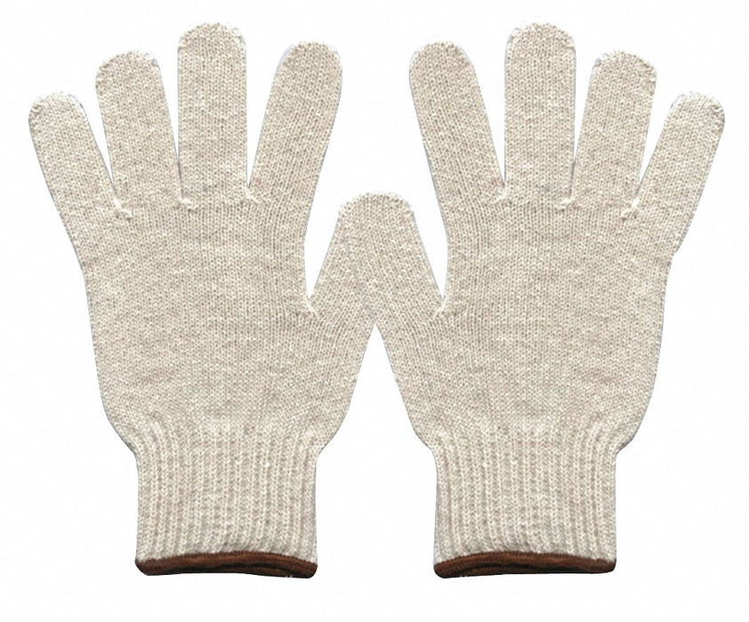 D1765 Knit Gloves L Natural PK144