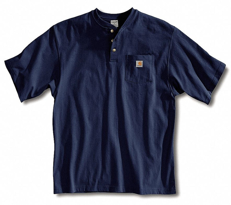 K7959 Short Sleeve Henley Navy 3XL