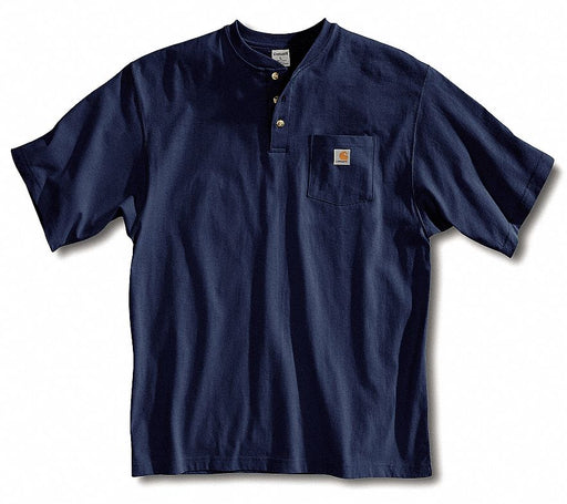 K7959 Short Sleeve Henley Navy 2XL