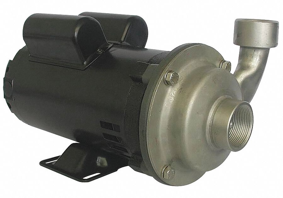 Cntrfug Pmp 304SStl 1P 3/4in 1/2hp 38gpm