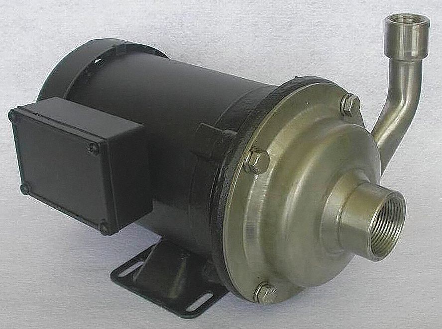 Cntrfug Pmp 304SStl 3P 3/4in 1/2hp 38gpm