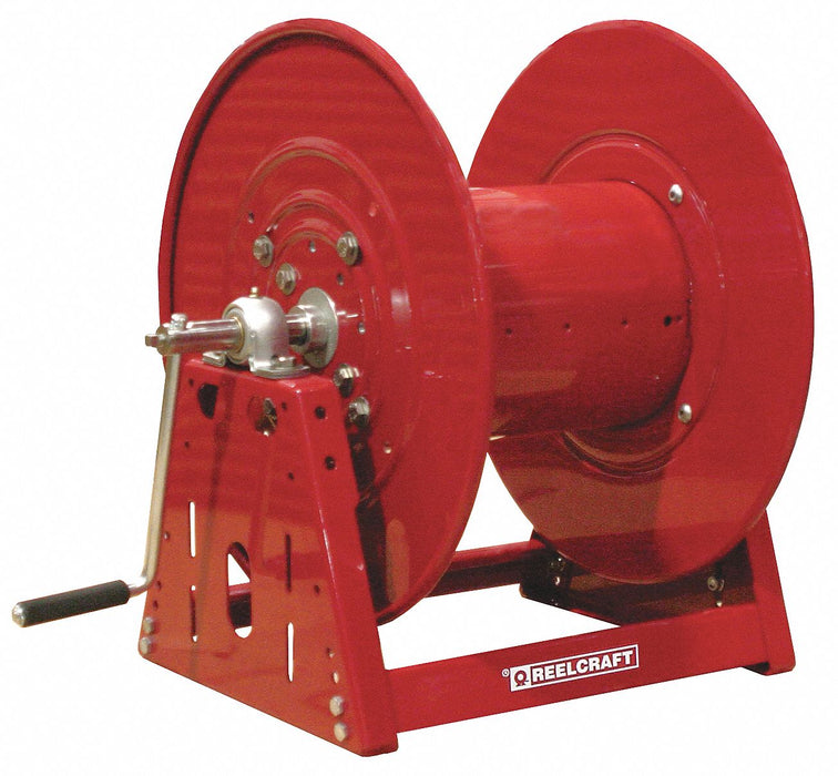 Hand Crank Hose Reel 150 ft 1 ID Red