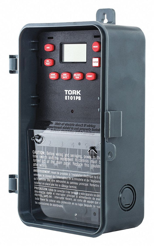 Electronic Timer Gray Plastic