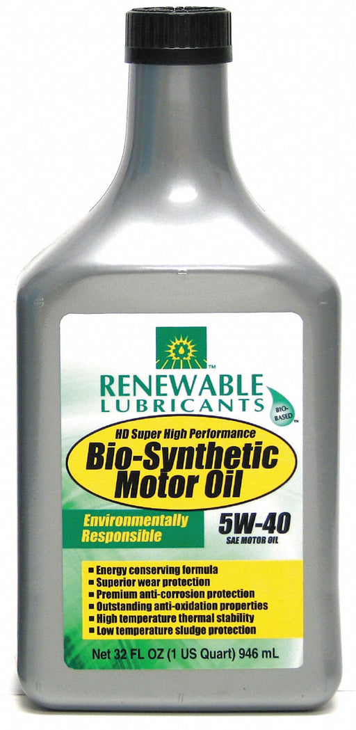 Engine Oil 5W-40 Bio-Synthetic 1qt