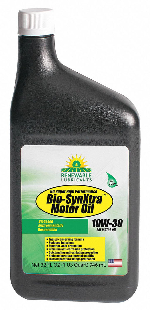 Engine Oil 10W-30 Bio-Synthetic 1qt