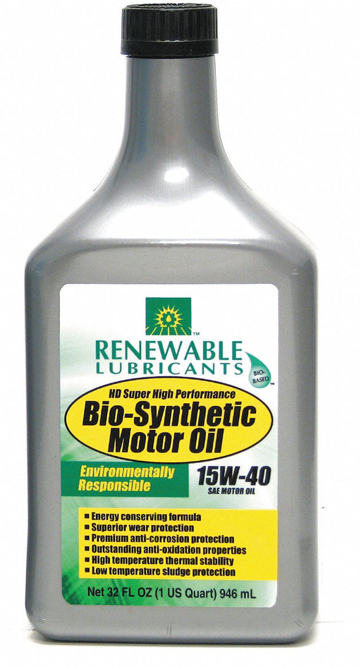Engine Oil 15W-40 Bio-Synthetic 1qt