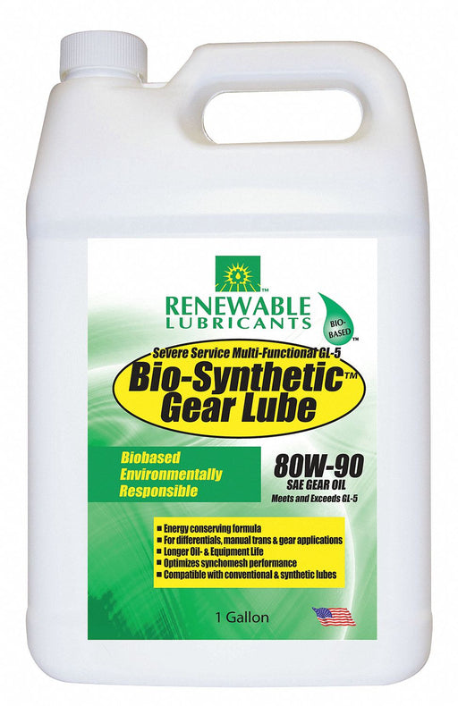 Gear Oil Bio-Synthetic 1 gal 80W90
