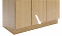 Pedestal Base Full Red Oak 4 x36 x18 