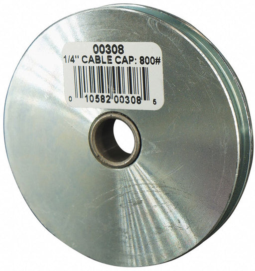 Sheave 800 lb Cap. 1/4 in Rope Diameter