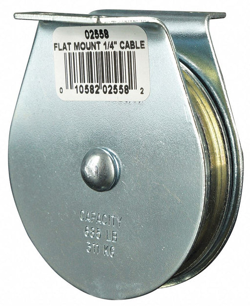 Pulley Block Bolt-On 1/4 in Rope dia.