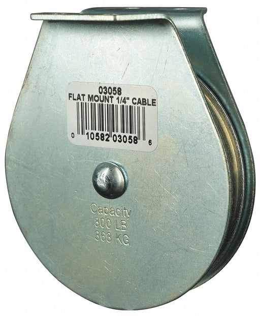 Pulley Block Bolt-On 1/4 in Rope dia.